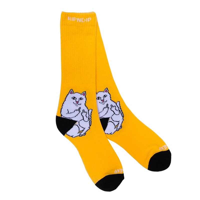RIPNDIP Lord Nermal Socks – Gold