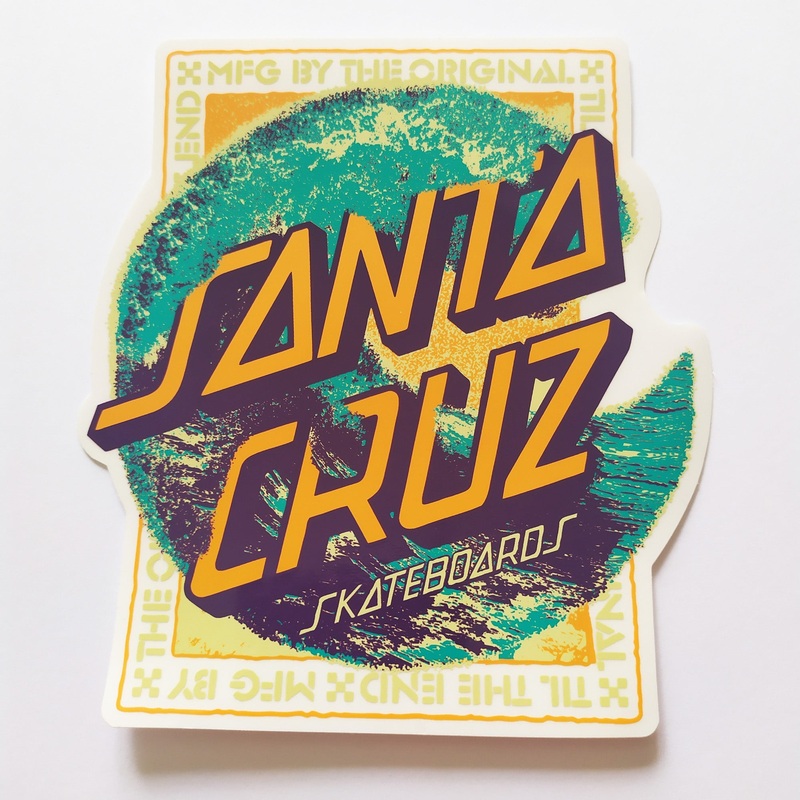 Santa Cruz Breaker Dot Skateboard Sticker