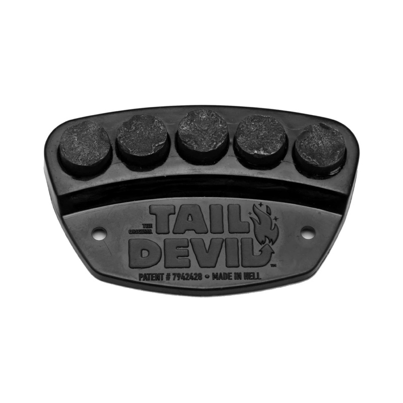 Tail Devils Black Skateboard Spark Plate Black