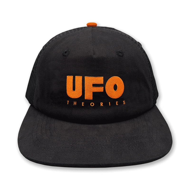 Theories UFO Mesh Snap-Back Hat Black/ Orange One size fits all