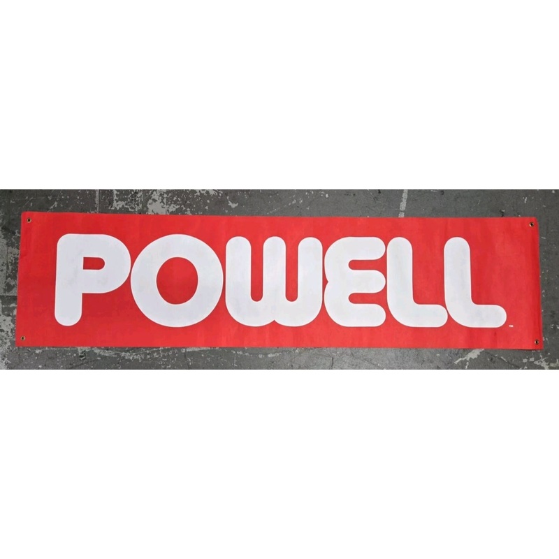 VINTAGE Powell Skateboard BANNER – 71.5″ Long x 18″