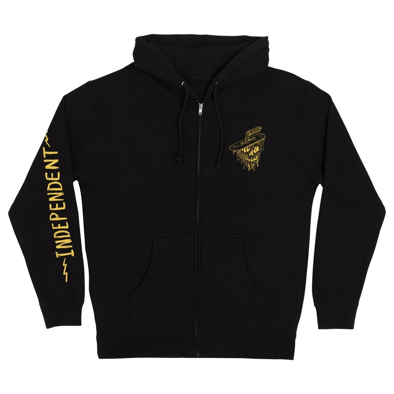 Bratrud Notebook Mens Independent Zip Hoodie Black S