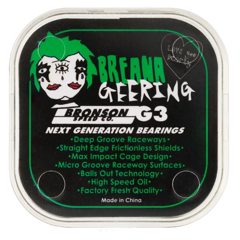 BRONSON SPEED CO. BEARINGS BREANA GEERING PRO G3 OS
