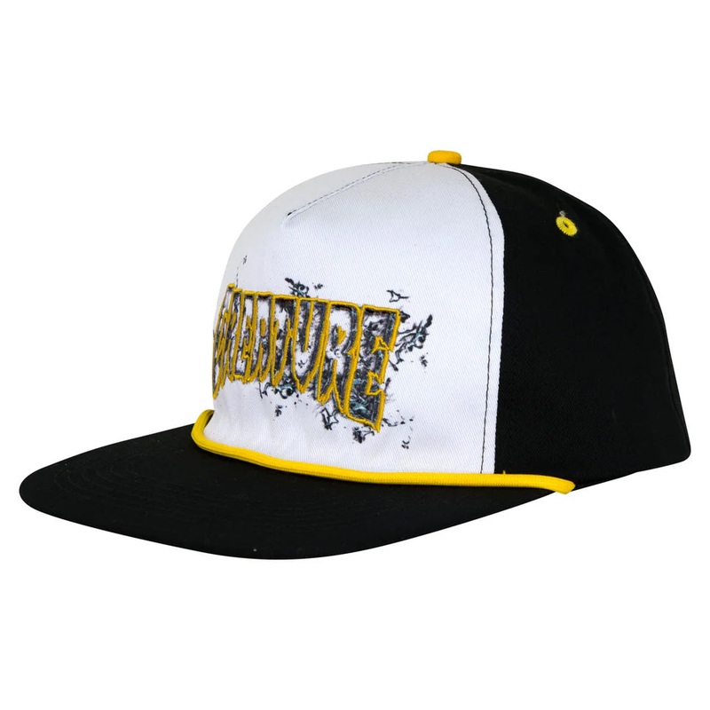 Creature Skateboards Inferno Snap-Back Hat White/ Black One Size Fits All