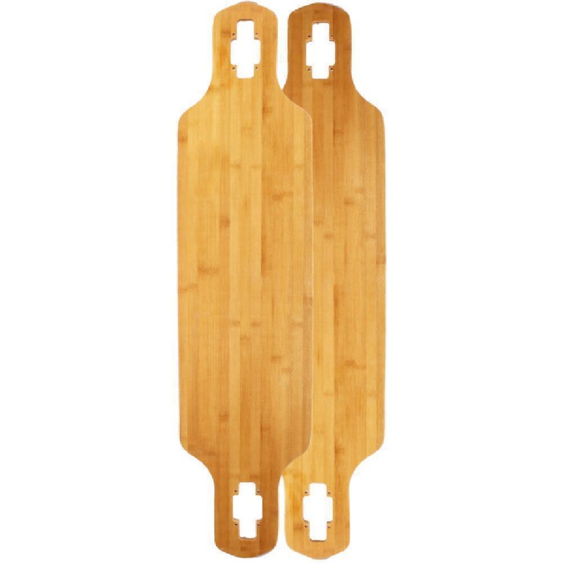 Fiberglass-Bamboo-Flex Drop Through  40″ Longboard Deck Limited Edition Deck
