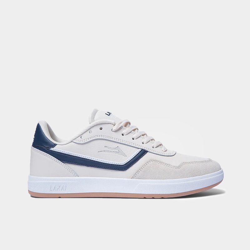 Lakai Terrace Skate Shoes – Cream/ Navy UK 7