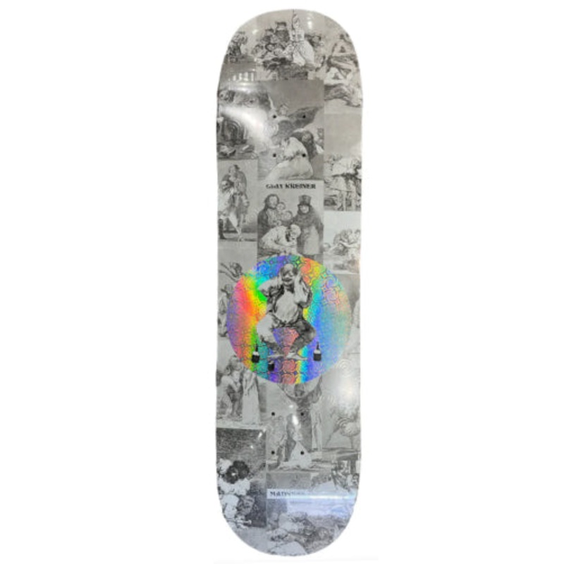 Madness Clay Misery Impact Light Holographic Skateboard Deck 8.25″ 8.25″