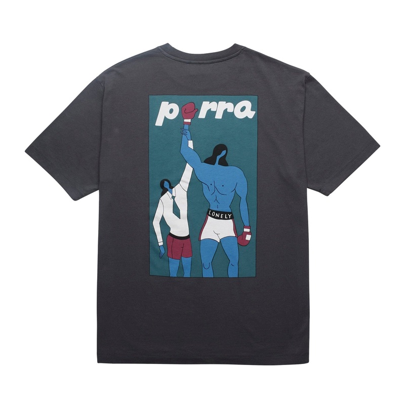 Parra Round 12 Tee Dark Grey M