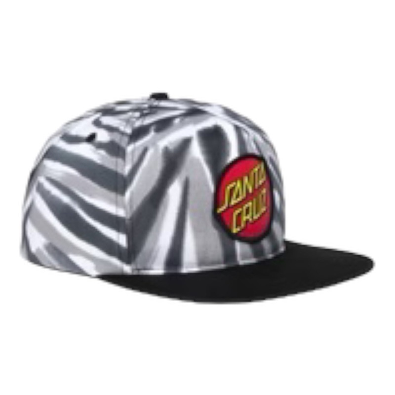 Santa Cruz Hat Classic Snapback Twist Black/Black OS