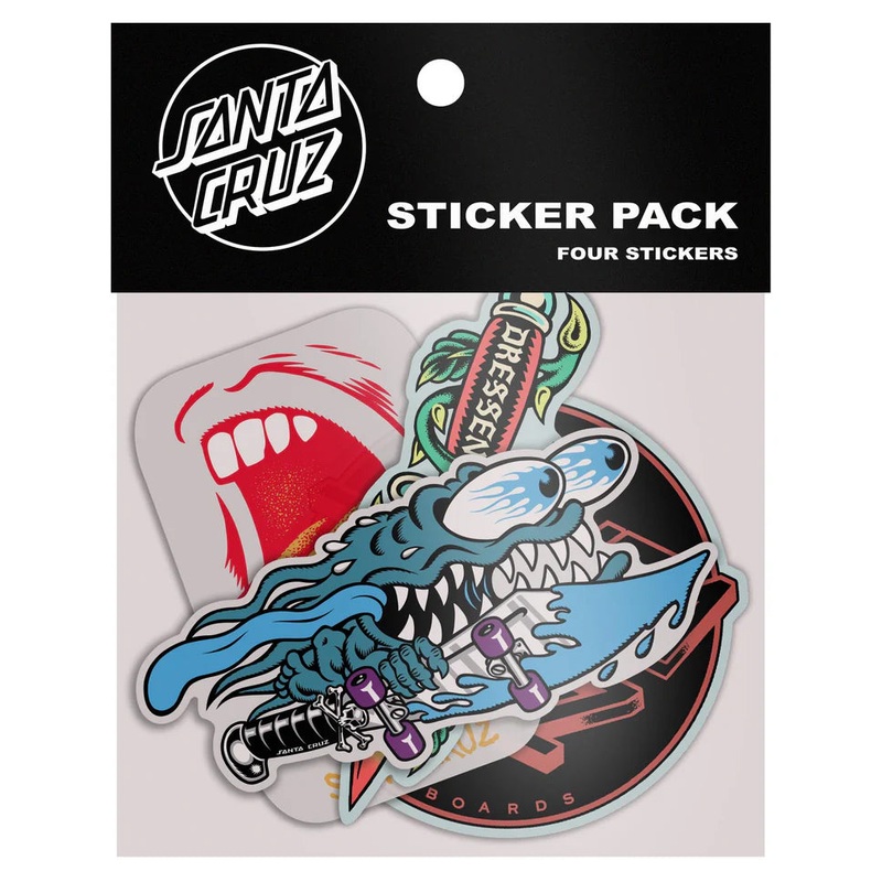 Santa Cruz Multi Pack of Stickers Assorted Assorted