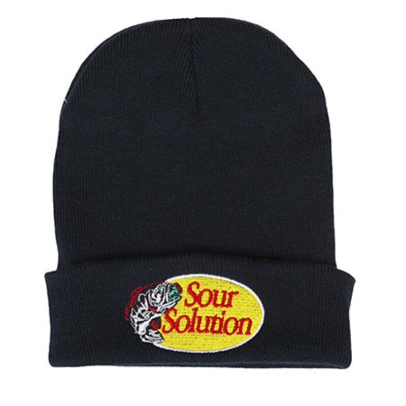Sour Solution Bass Beanie Navy One size fits all