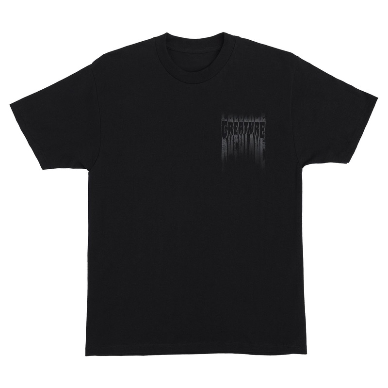 Tattered Mens Creature T-Shirt Black S