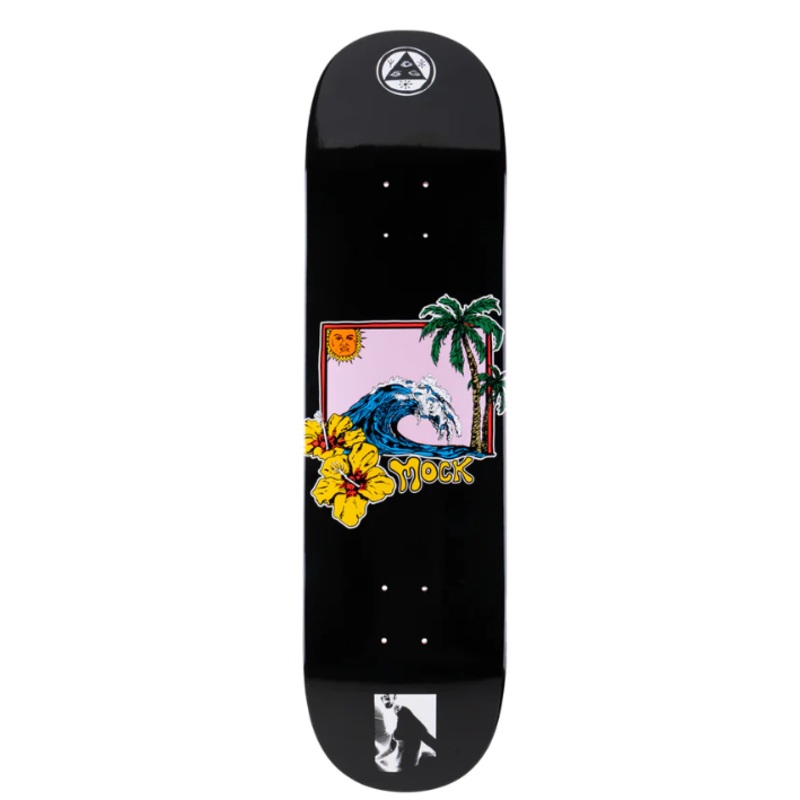 Welcome Evan Mock Mana On Pele “Wave” Deck 8.38″ 8.38 in