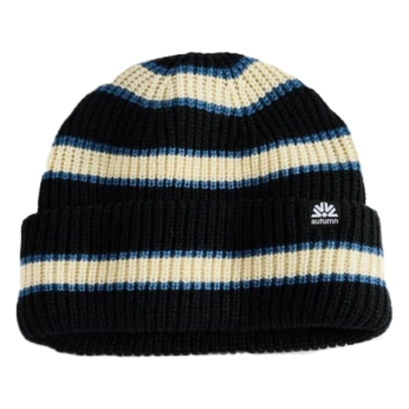 Autumn 2025 Simple Slacker Beanie Black