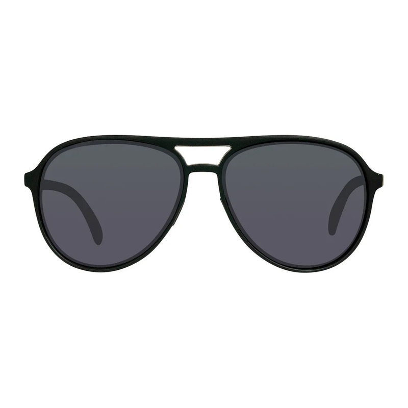 Cassette Optics Apollo Sunglasses Matte Black/Polarized Smoke Lens