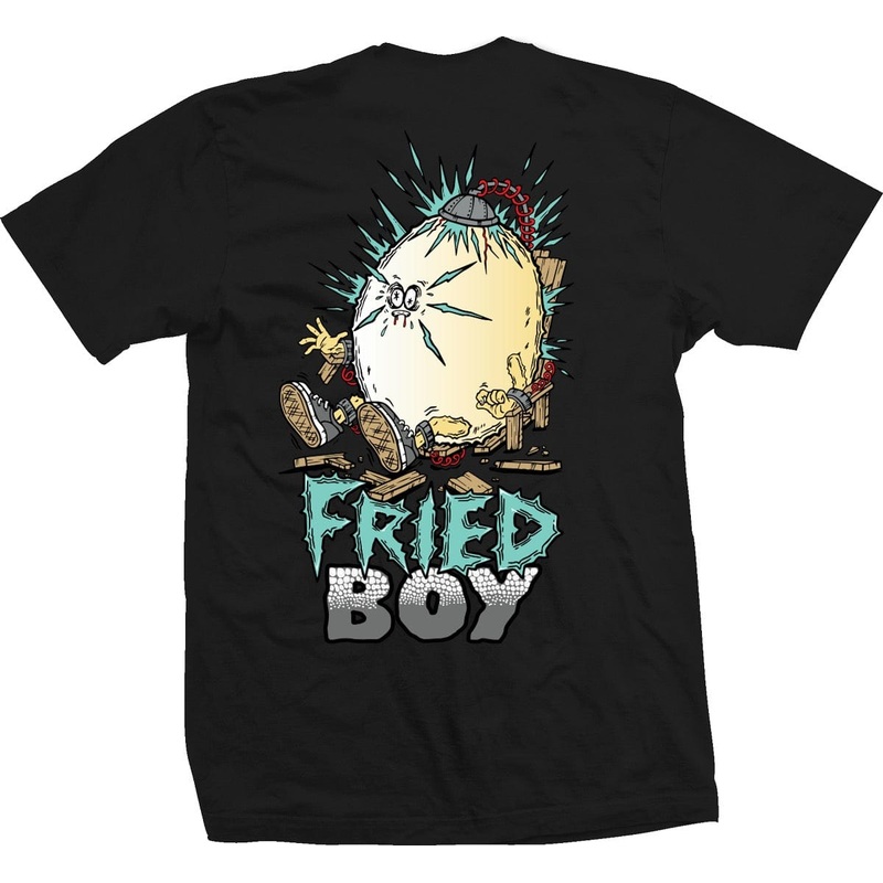 HEROIN FRIED BOY TEE BLACK M