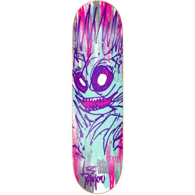 Heroin Lee Yankou Savages Skateboard Deck 8.25″ 8.25″