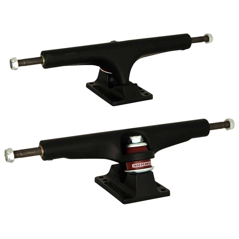 Independent Stage 4 215mm Black Skateboard Trucks 215