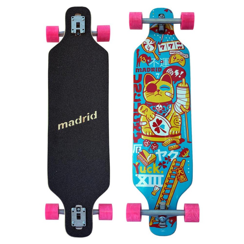 Madrid Trance Unlucky 40″ Top Mount | Drop Through Longboard Deck Only / Top-Mount