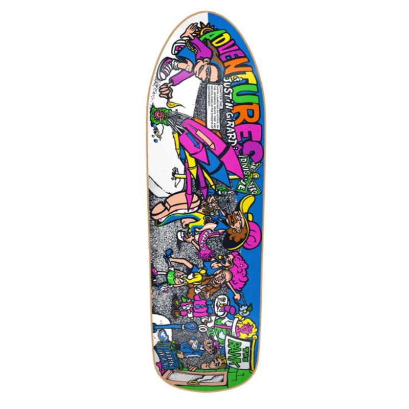 New Deal Adventures Of Justin Girard SP Skateboard Deck 9.5 in 9.5 in