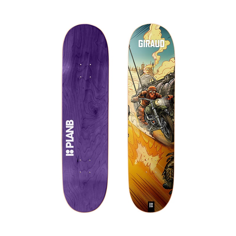 PLAN B SUPERCHARGED GIRAUD 8.125″ SKATEBOARD DECK