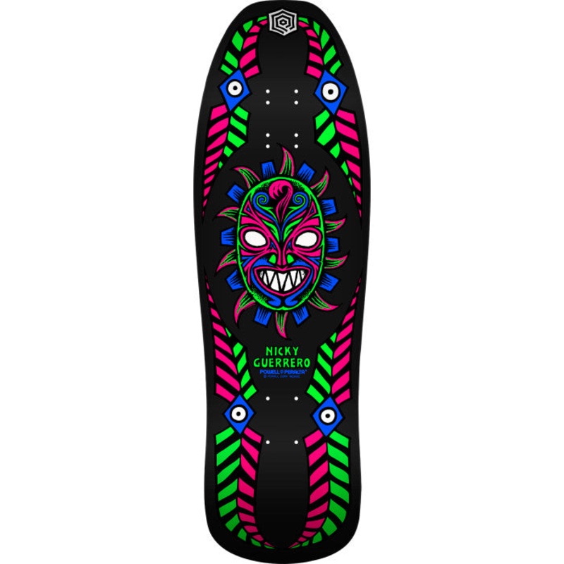 *Pre-Order* Powell Peralta Nicky Guerrero Mask Blacklight Skateboard Deck