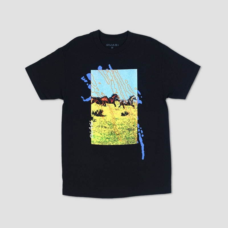 Quasi Ontana T-Shirt Black Small