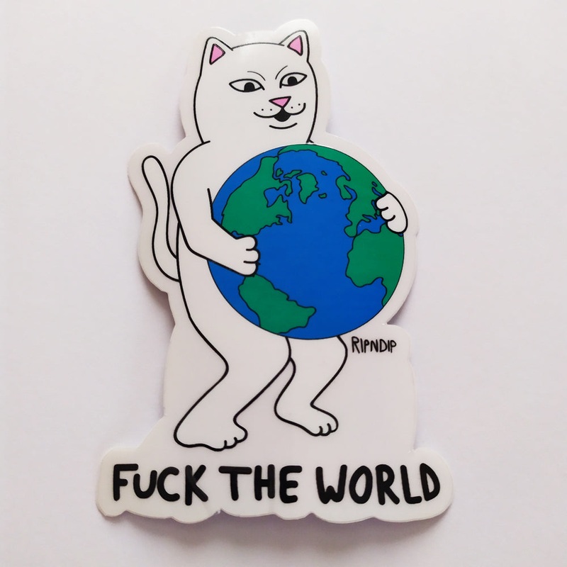 Rip N Dip Skateboard Sticker