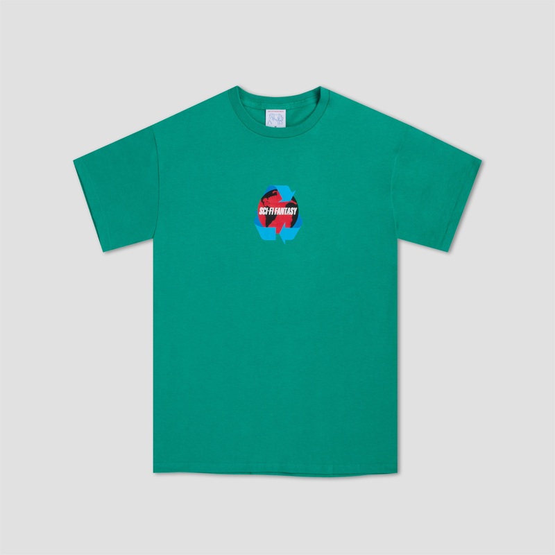 Sci-Fi Fantasy Device T-Shirt Kelly Green Small