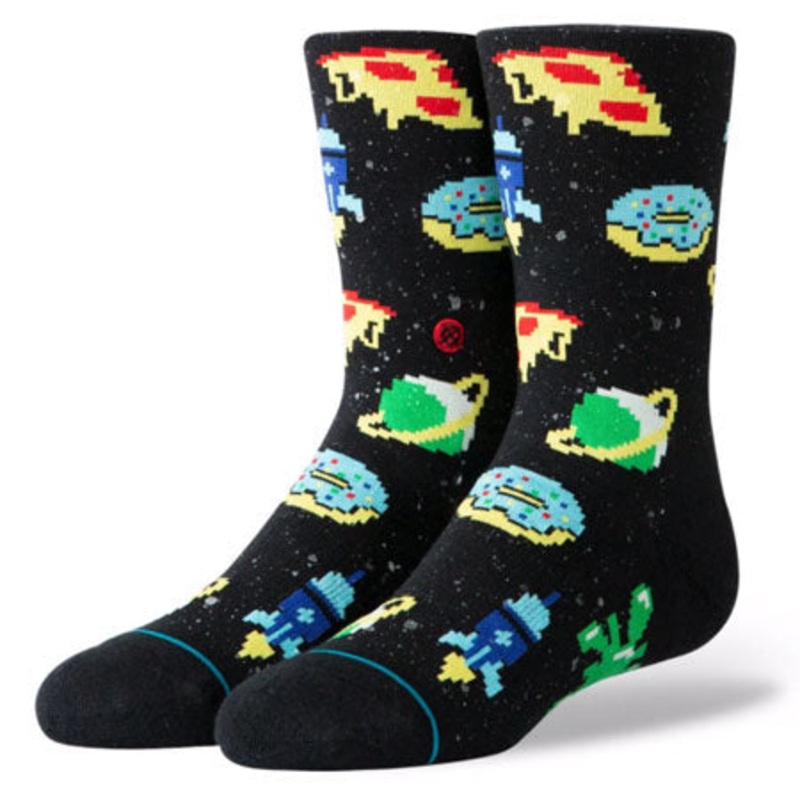 Stance Astronaut Food Kids Socks Black Large
