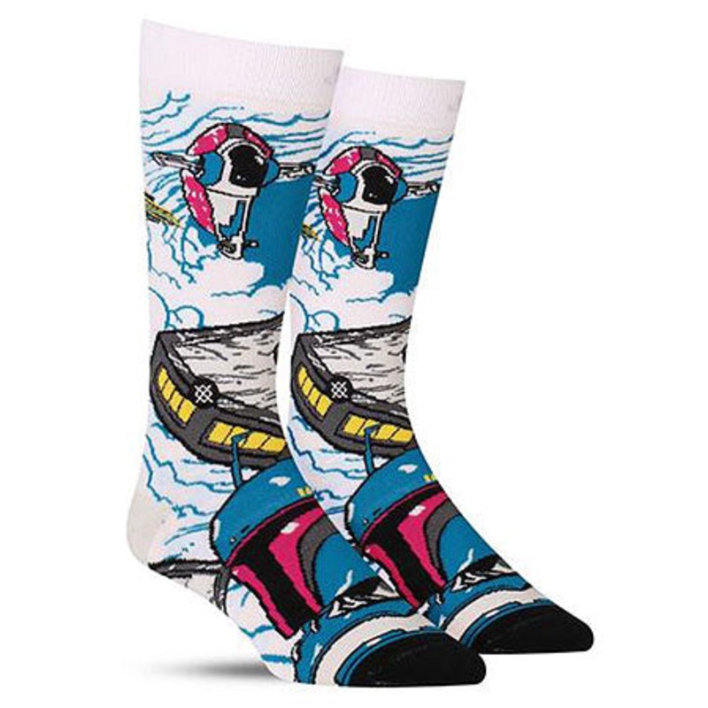 Stance Star Wars Warped Boba Socks White Large