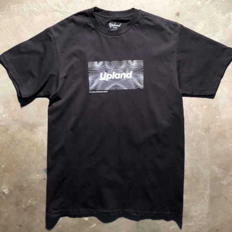 Upland Clothing Co. – Wavy Tee – Black – Size XL