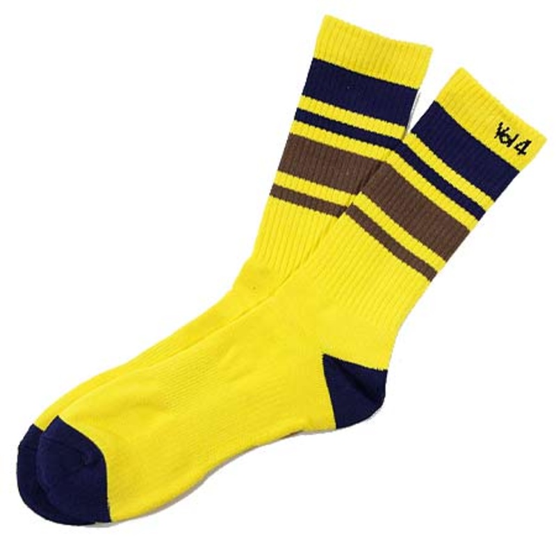 Volume 4 Scouts Honor Crew Socks Yellow One size fits all