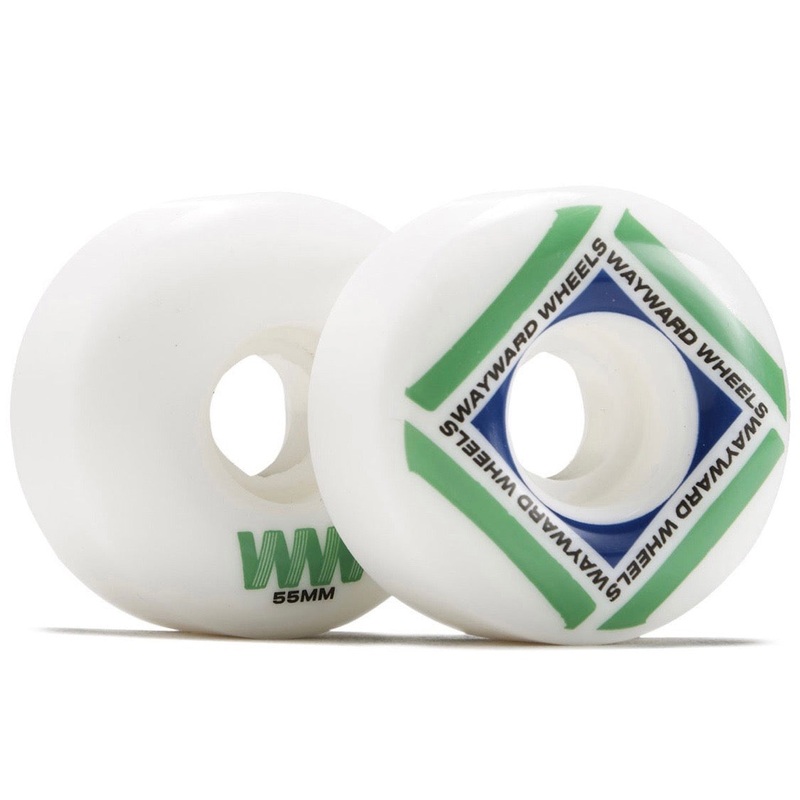 WAYWARD WHEELS 55MM 83B FUNNEL CUT 55mm White