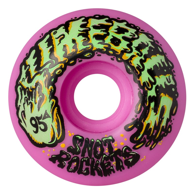 54mm Snot Rockets Pastel Pink 95a Slime Balls Skateboard Wheels Pastel Pink 54mm