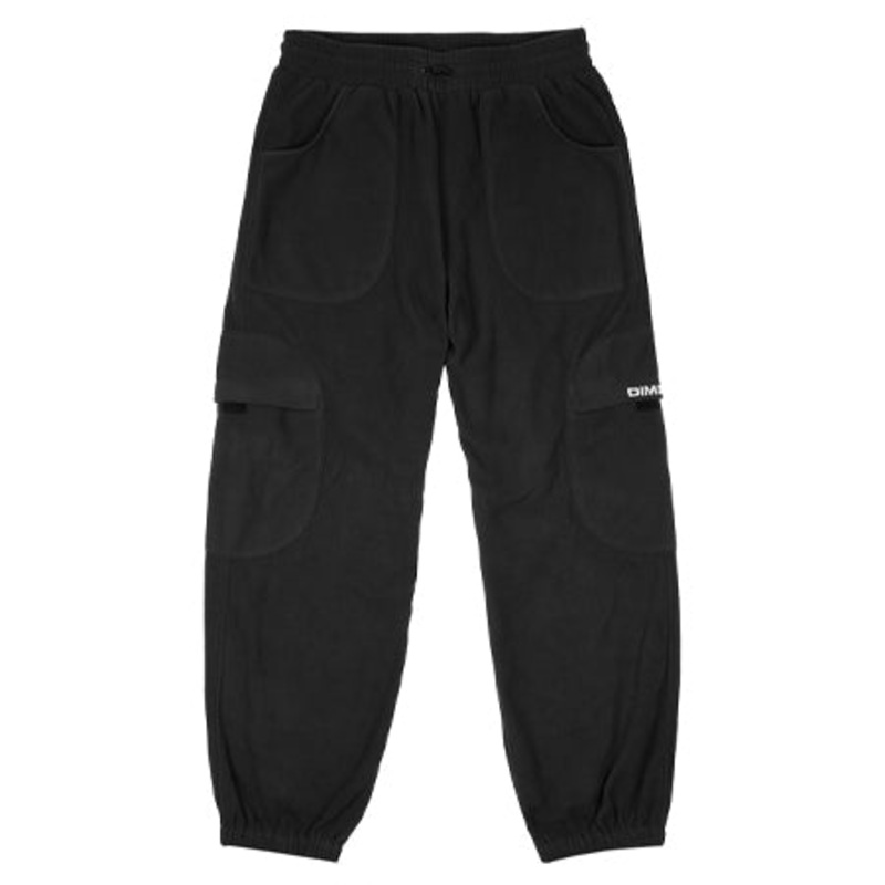 Dime Fleece Round Cargo Pants Black Extra Large