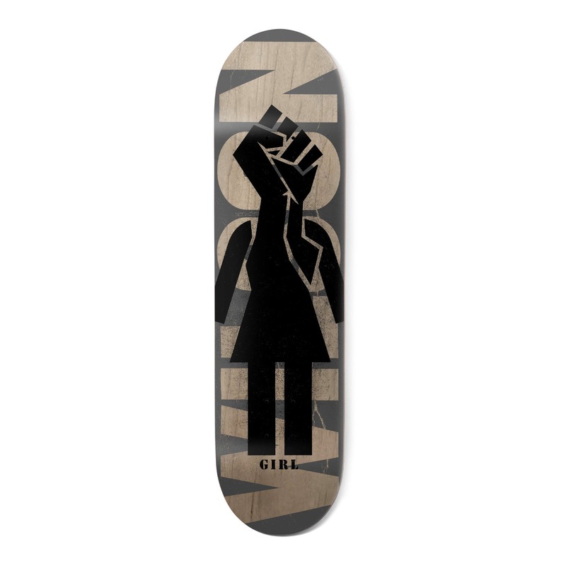 Girl – 8.5″ – New Power Jeron Wilson Deck – Grey