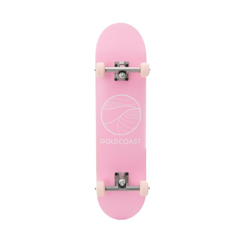 GoldCoast Classic Pink 7.75″ Complete Skateboard Complete