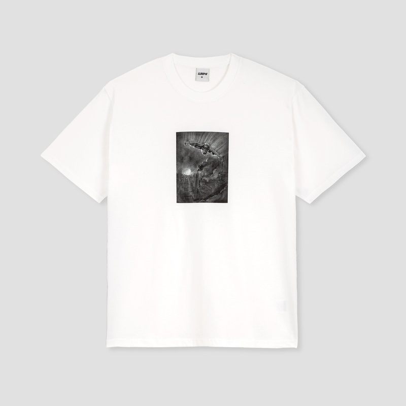 Lurpiv Sci-Fi Hanger T-Shirt White X-Small