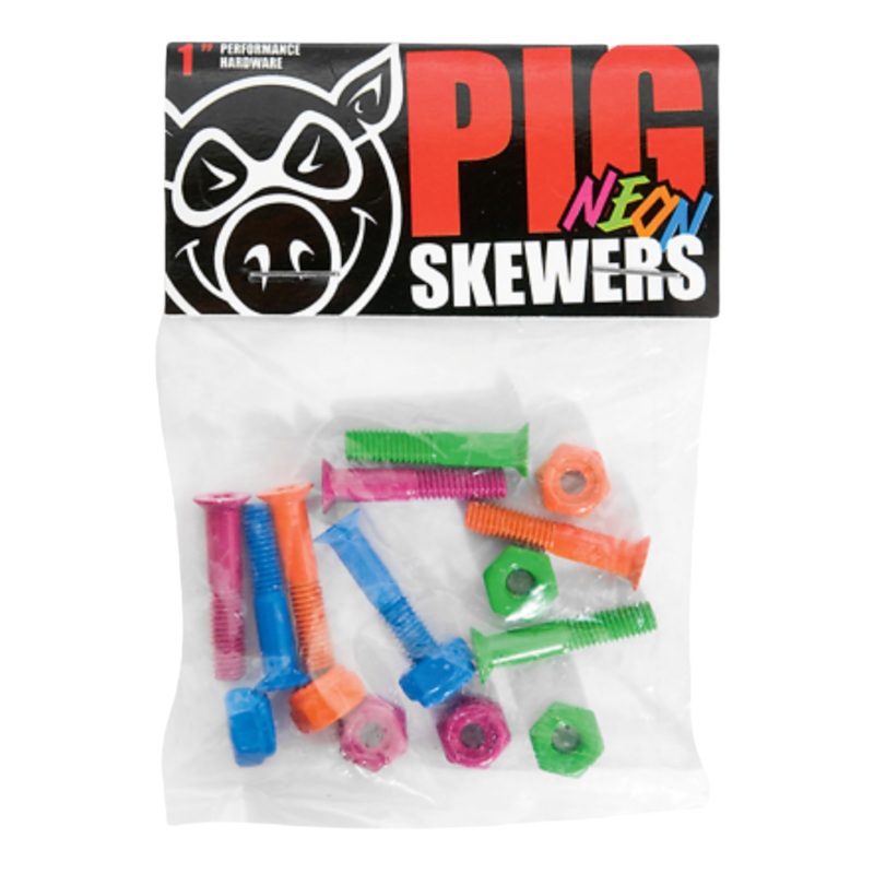 Pig Hardware Neon Skewers 1″ Phillips 1