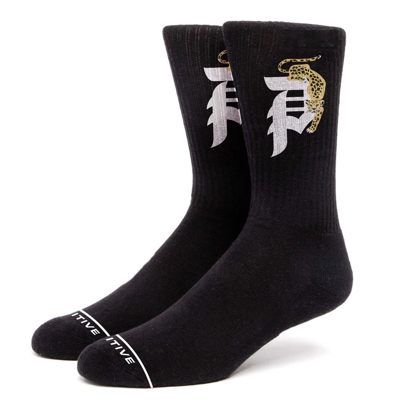Primitive Skateboards Prey Sock – Black Crew Socks