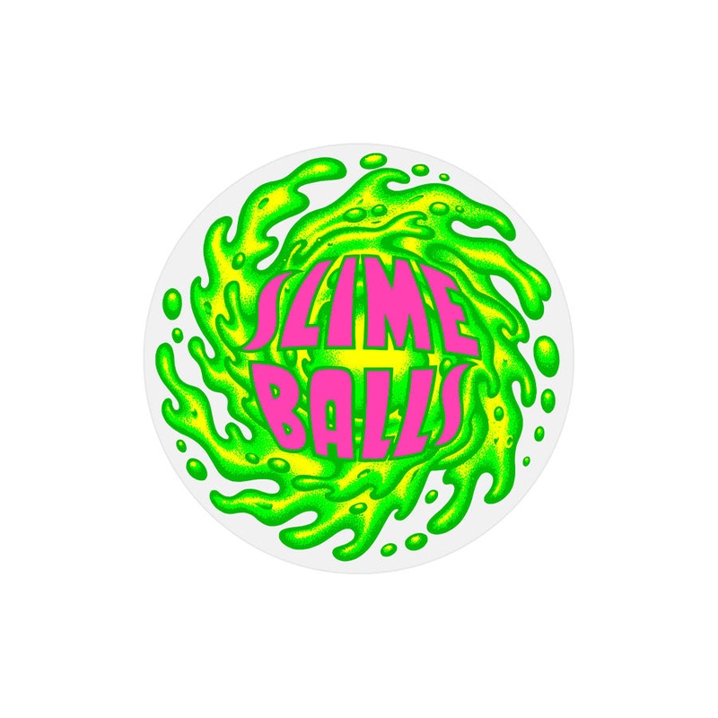 Slime Logo 4in Slime Balls Stickers (25 Pack) Multi 4 in