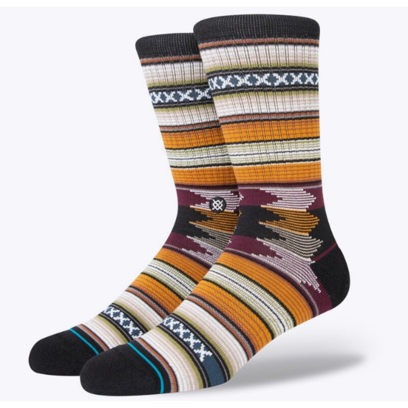 Stance Baron Crew Socks Medium Taupe
