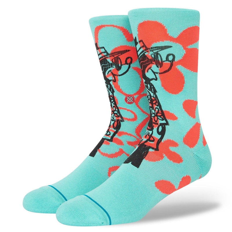 Stance Surf Check by Russ Pope Sock Blue S :: M :: Men 3-5.5/ Women 5-7.5