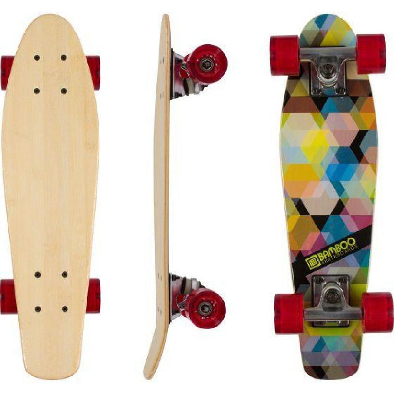 Bamboo Kaleidoscope 22.5″ Mini Cruiser Deck Only