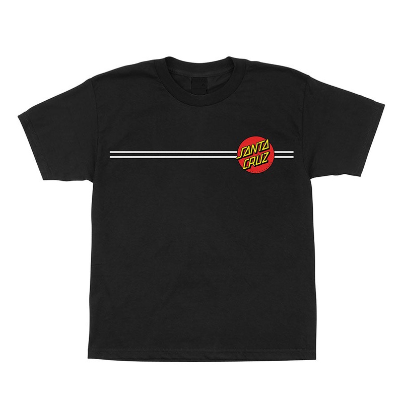 Classic Dot Santa Cruz Youth T-Shirt Black S