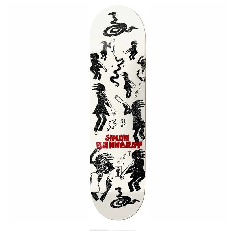 Girl – 8.25″ – Kokopelli One Off W40 Simon Bannerot Deck