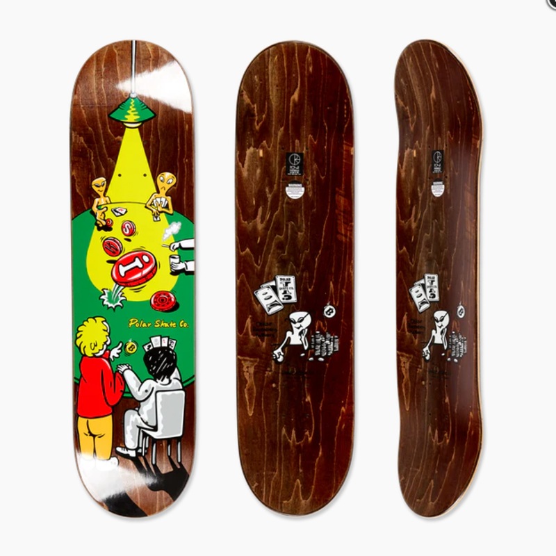 Polar Skate Co “Oskar Rozenberg- Poker Face” 8.125″ Deck