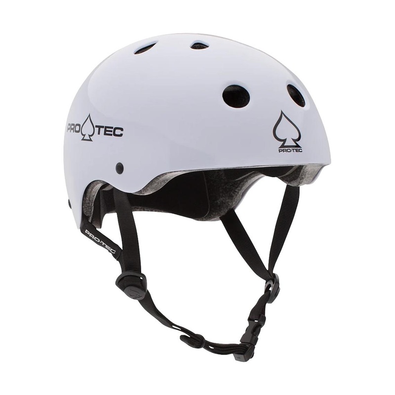 Protec CPSC Certified Helmet Gloss White M