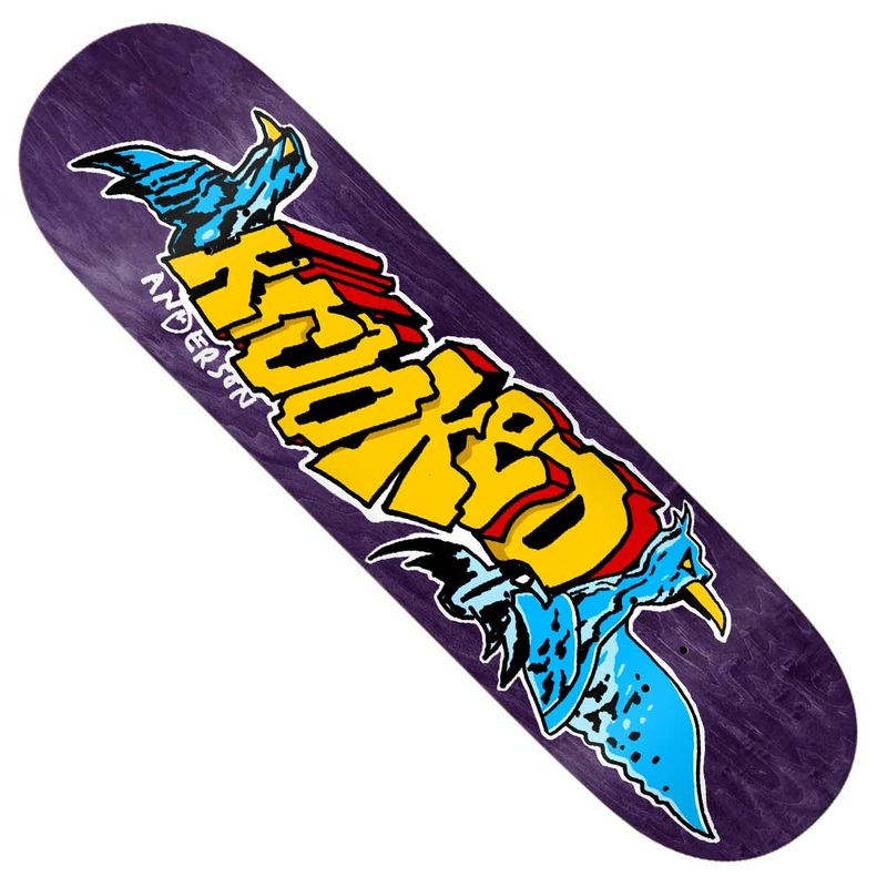 Raptors Manderson 8.38×32 Krooked Skateboard Deck